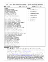 2026-3 Fleet Captain Meeting Minutes