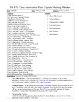 2026-6 Fleet Captain Meeting Minutes